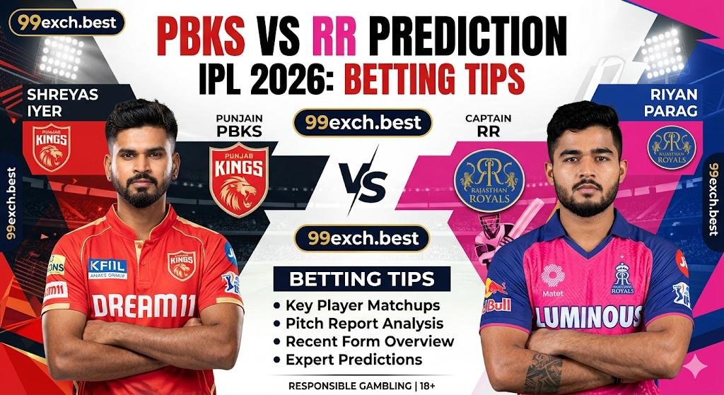 99exch.best 
PBKS vs RR Prediction IPL 2026: Betting Tips.
