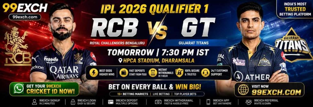 RCB vs GT Qualifier 1 – Get Your IPL Betting ID