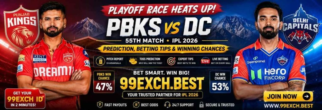 PBKS vs DC Prediction IPL 2026-99exch.best