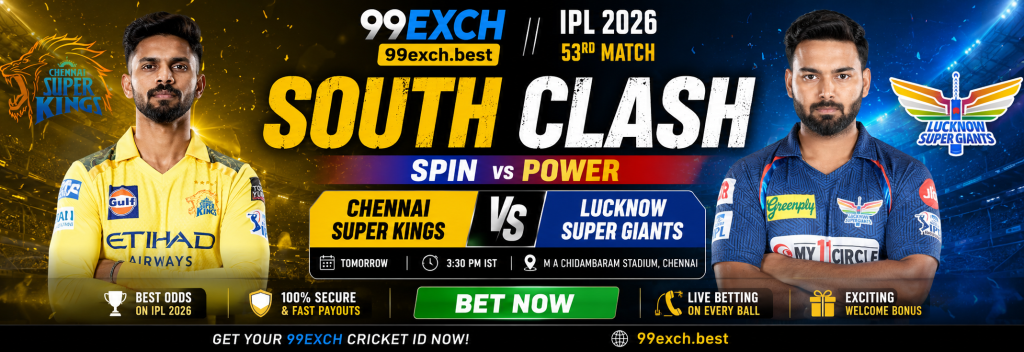 CSK vs LSG Prediction IPL 2026: Betting Tips, Pitch Report & Winning Chances-99exch.best
