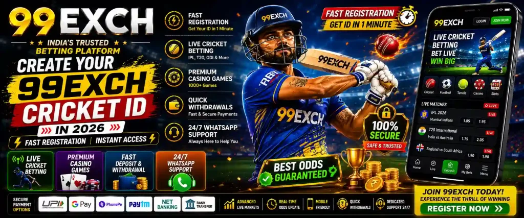 99exch Cricket ID login and registration