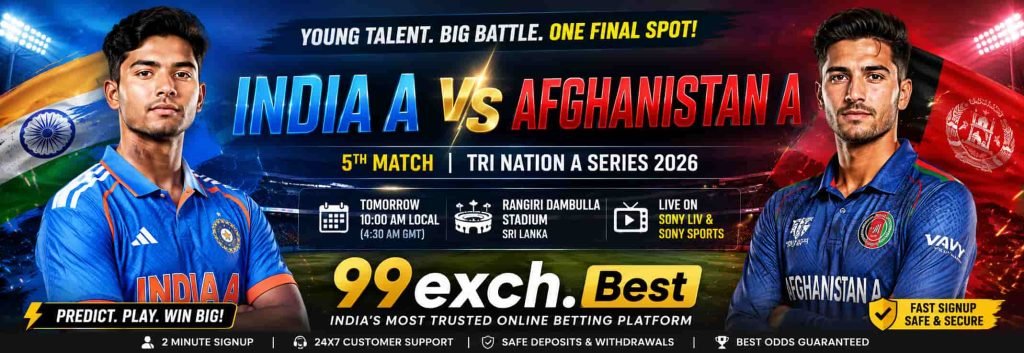 India vs Afghanistan Clash bannr