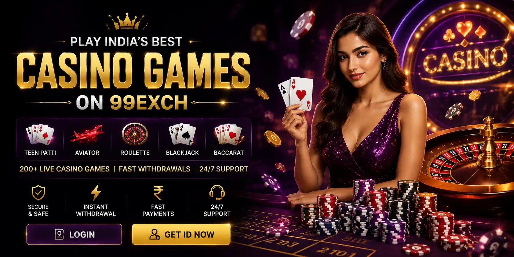 99exch Casino Banner