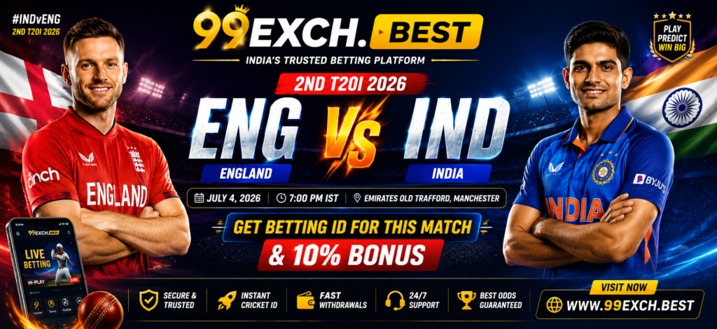 England India Cricket Match Banner