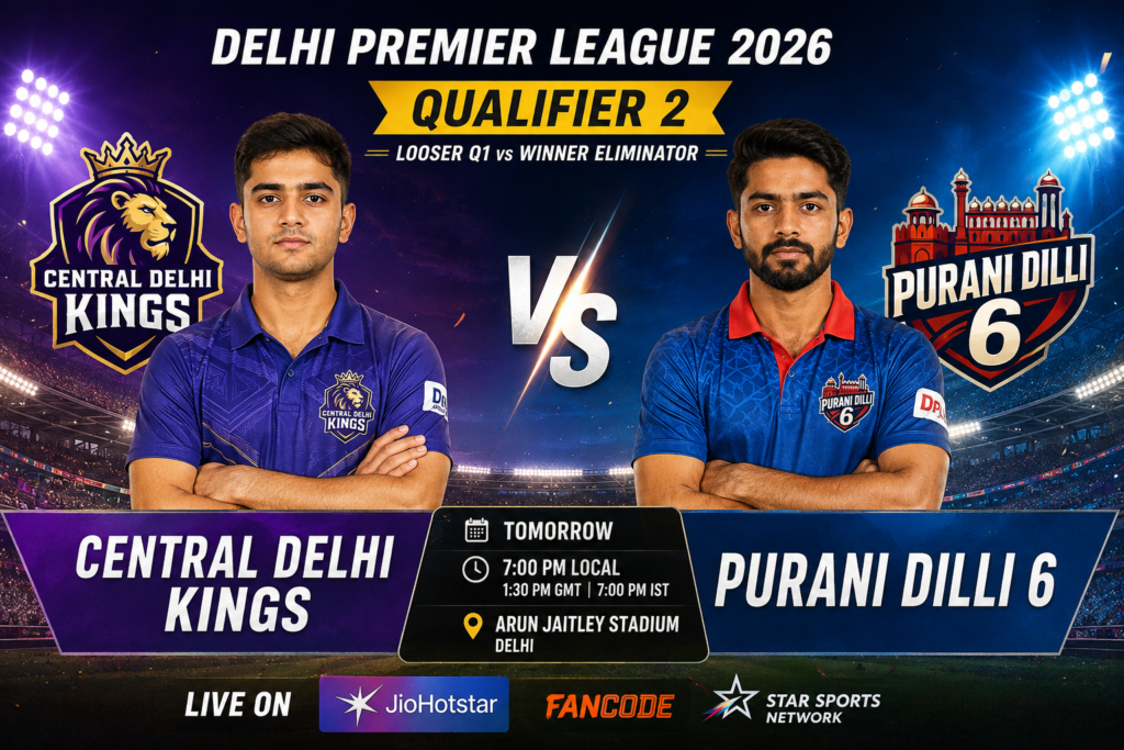 Central Delhi Kings vs Purani Dilli