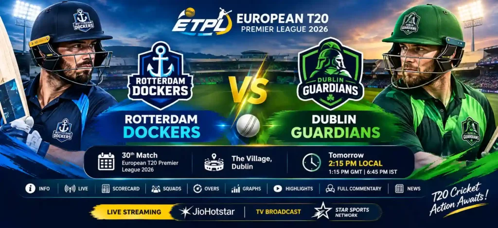 Rotterdam Dockers vs Dublin Guardians