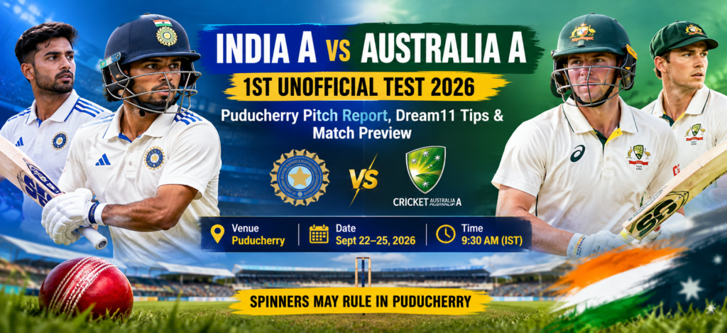 INDA vs AUSA 1st Unofficial Test Match Prediction 2026